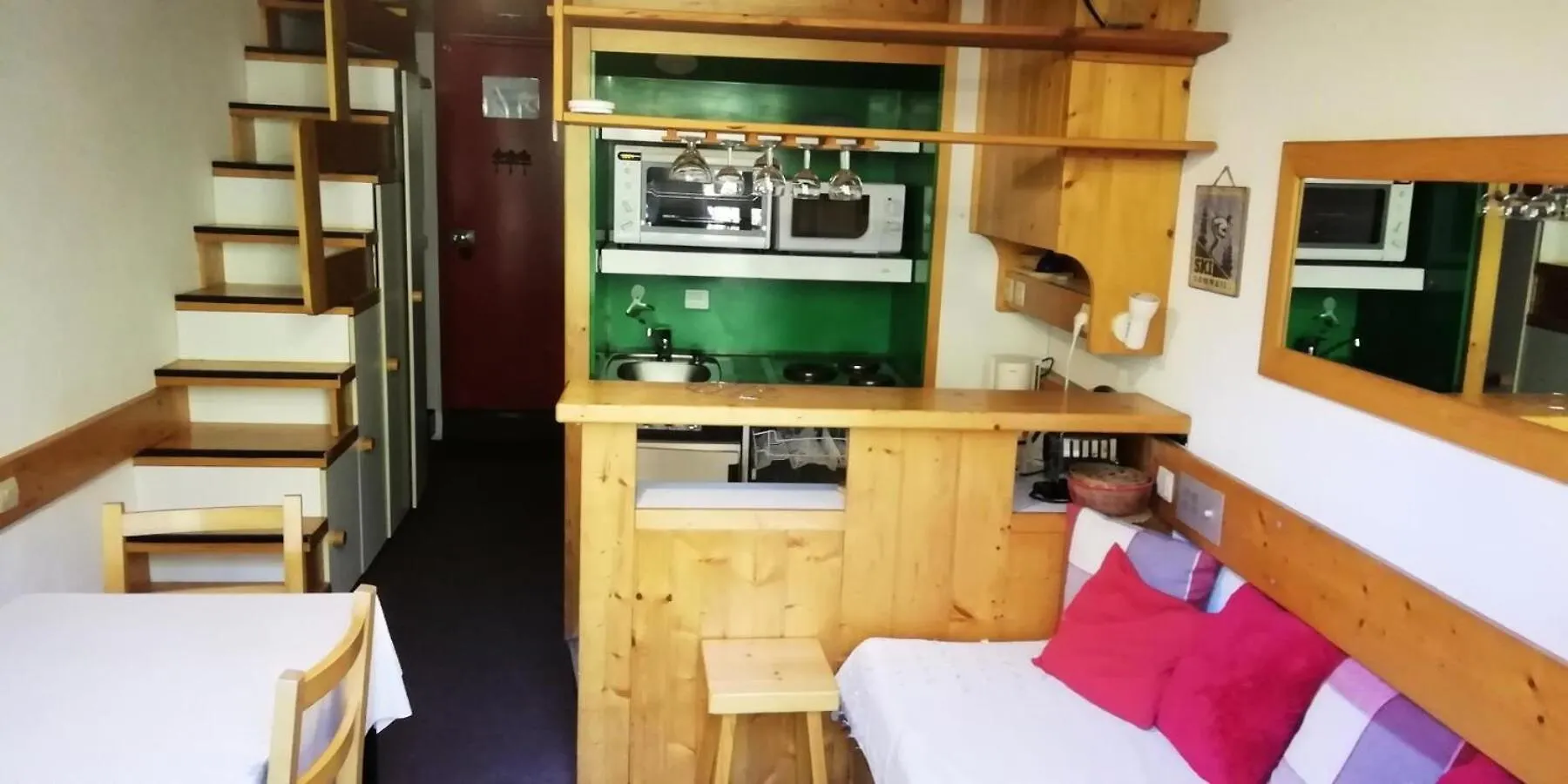Les Arcs  Residence Aiguille Grive Bat I - Duplex Pour 5 Personnes A Arc 1800 Dans Le Village De Charmettoger, Skis Aux Pieds Mae-8630 צרפת
